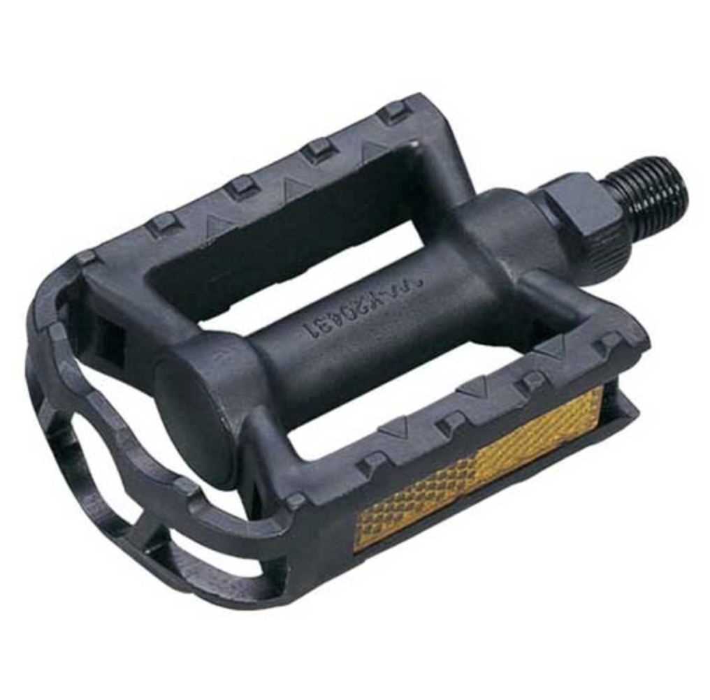 Kids Bike Pedals 1/2” Axle (Pair) ATB Style, Black