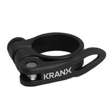 Load image into Gallery viewer, Kranx Alloy Quick Release Seat Clamp in Black