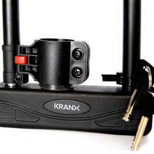 Load image into Gallery viewer, Kranx Citadel 16mm x 270mm U-Lock (with bracket) GOLD Sold Secure. Close up