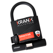 Load image into Gallery viewer, Kranx Fortress Plus 14mm x 265mm U-Lock (with Bracket) boxed
