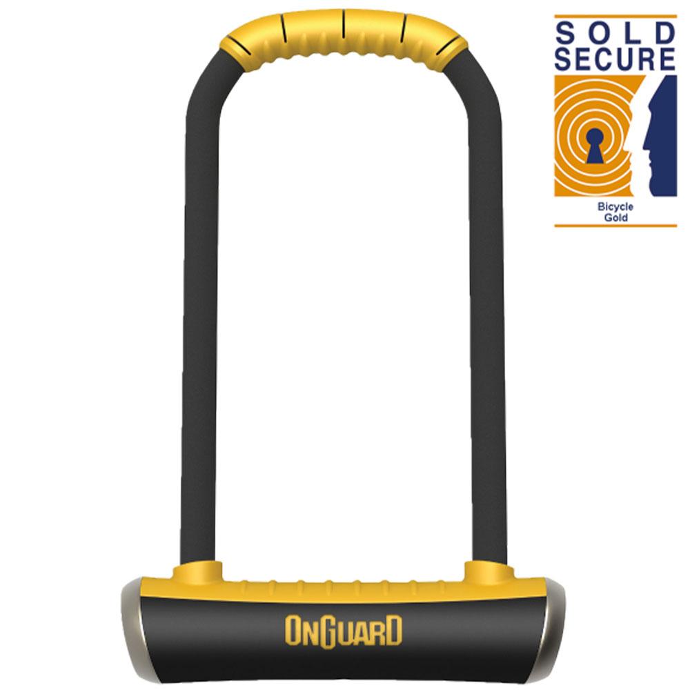 OnGuard Bike D Lock 115 x 292 x 14mm Pitbull SS Click Cycle