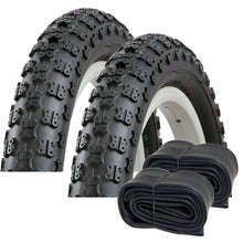 Load image into Gallery viewer, 14 x 1.75 Bike Tyre (Chunky &#39;Compe III&#39; Tread Pattern / &#39;K050&#39; Tread Style)