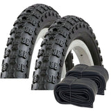 14 x 1.75 Bike Tyre (Chunky 'Compe III' Tread Pattern / 'K050' Tread Style)