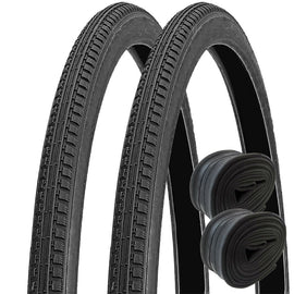 Bike Tyre 20 x 1 3/8 (Black) City / Commuter Tread Pattern (Please select option below)