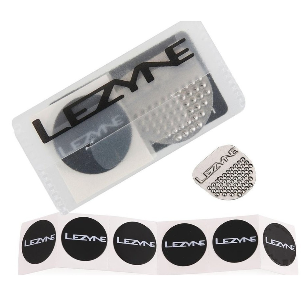 Lezyne Smart Kit Puncture Repair (6 x Tube Patches, 1 x Tyre Boot, 1 x Metal Scuffer)