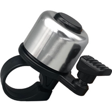 Load image into Gallery viewer, Road / Hybrid / Universal Bike Bell (For standard size bar) Brushed Silver