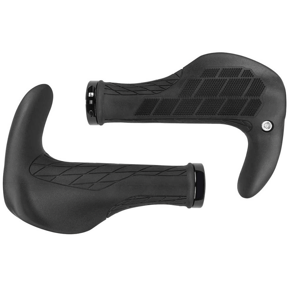 Ergo Ergonomic Comfort Grips with Bar Ends (With Lock-Ons)