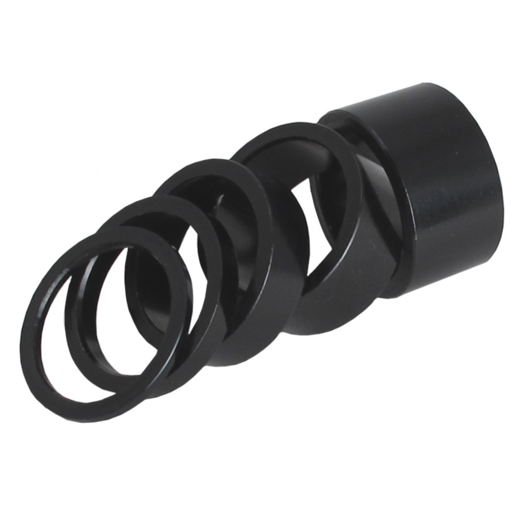 1" Headset Spacer (Black) Single