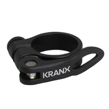Load image into Gallery viewer, KranX Alloy Quick Release Seat Clamp in Black