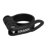 KranX Alloy Quick Release Seat Clamp in Black