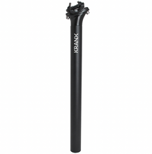 Load image into Gallery viewer, KranX Alloy Micro Adjust Seatpost 400mm, 0mm Offset in Black
