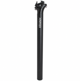 Kranx Alloy Micro Adjust Seatpost 400mm, 0mm Offset in Black