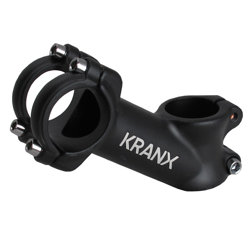 KranX 31.8mm Alloy 35° Rise A/Head 1 1/8" Stem in Black