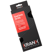 Load image into Gallery viewer, KranX Stretta Eco-Grip PU/EVA Handlebar Tape in Black boxed