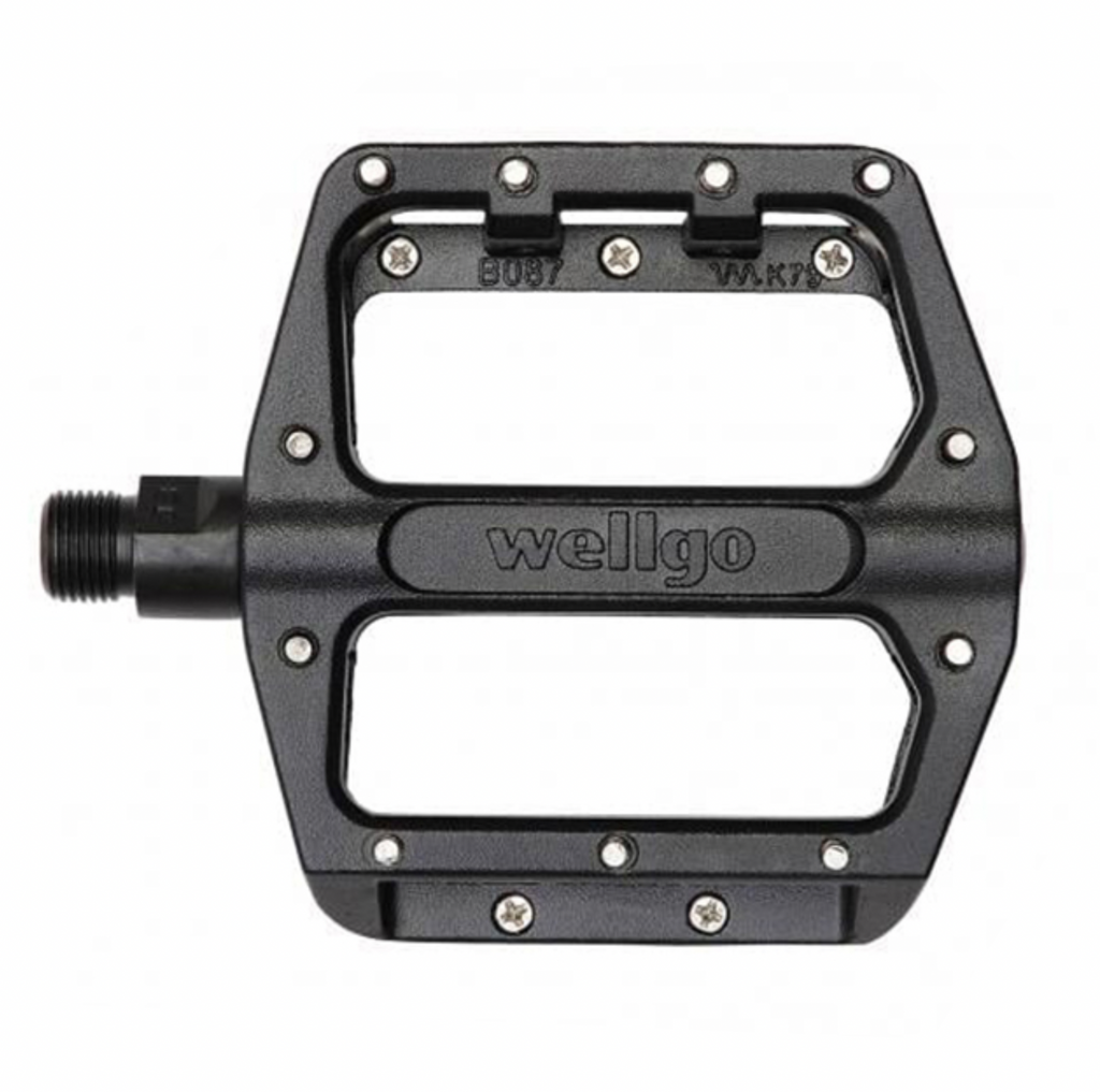 Wellgo B087 - 9/16" Alloy Platform BMX/ATB Pedal - Black