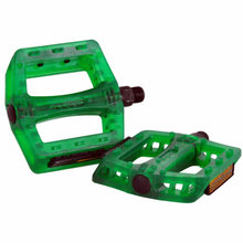 Load image into Gallery viewer, Transparent BMX Platform Pedals Wellgo DX Style (All Colours) 9/16” (*CLEARANCE Item)