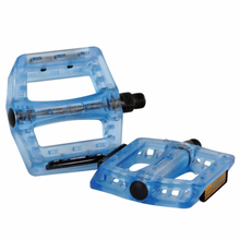 Load image into Gallery viewer, Transparent BMX Platform Pedals Wellgo DX Style (All Colours) 9/16” (*CLEARANCE Item)