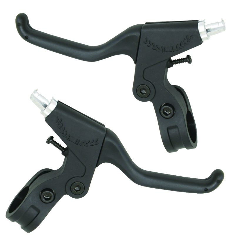 3-Finger ATB/MTB/Hybrid Brake Levers (PAIR). Composite. Black