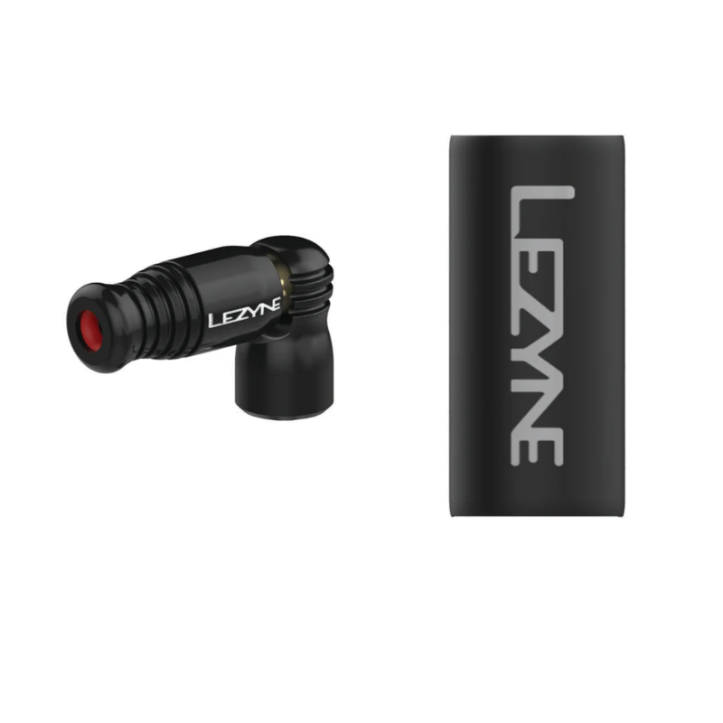 Lezyne Trigger Speed Drive CO2 Tyre Inflator (Black) head and cover only