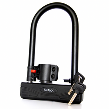 Load image into Gallery viewer, Kranx Citadel 16mm x 270mm U-Lock (with bracket) GOLD Sold Secure.