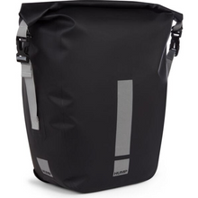 Load image into Gallery viewer, HUMP Reflective Waterproof 30 litre Single Pannier (Black) front