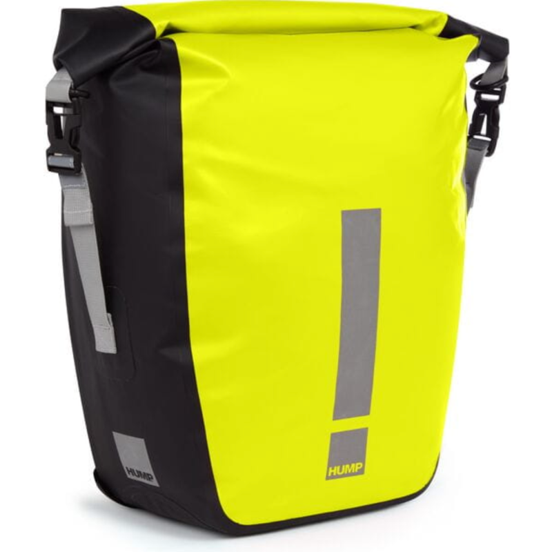 Copy of HUMP Reflective Waterproof 30 litre Single Pannier (Hi-Viz Yellow)