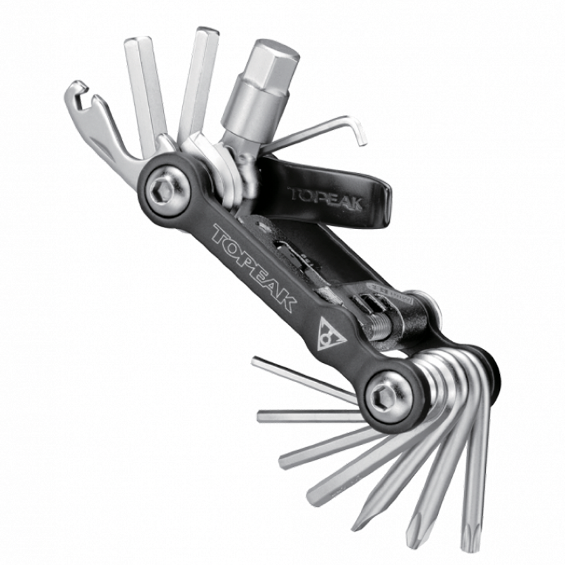 Topeak Mini 18-in-1 Multi Tool unfolded