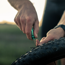 Load image into Gallery viewer, KOM Tubeless Tyre Repair Tool in use