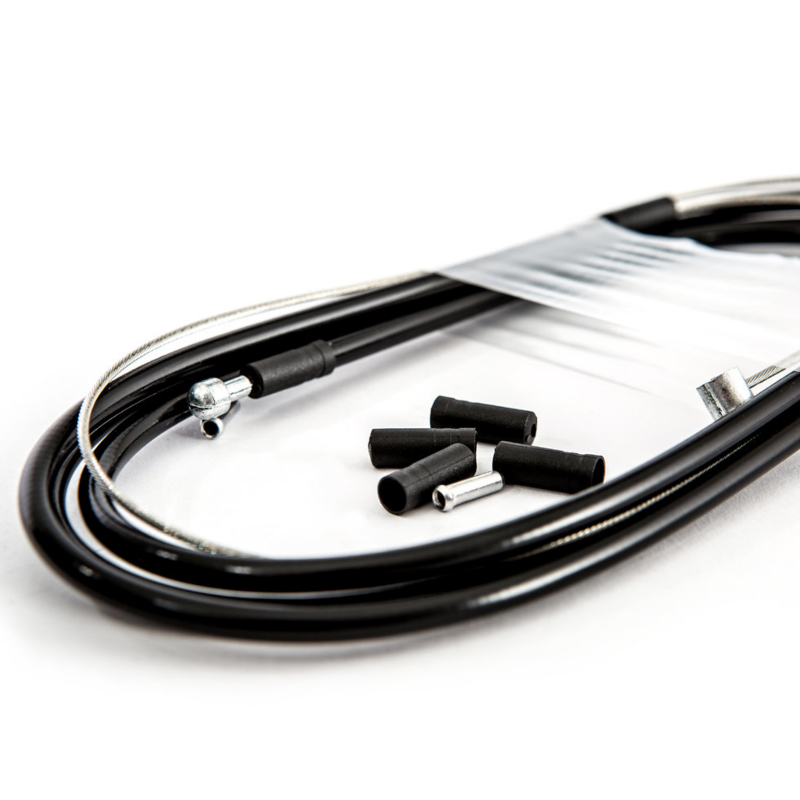 Fibrax Stainless Steel Brake Cable. Powerglide Sport. Black (Road / MTB)