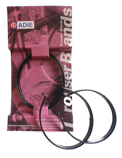 Adie PVC Covered Trouser Bands in Black