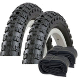 14 x 2.125 Bike Tyre (Chunky 'Compe III' Tread Pattern / 'K050' Tread Style)