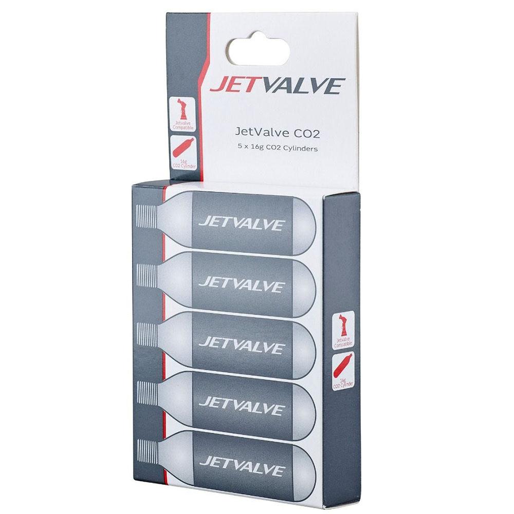 Jetvalve 16g CO2 Cartridges 5 Pack