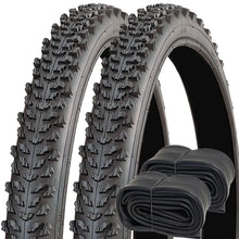 Load image into Gallery viewer, 20 Inch Mountain Bike Tyres (20 x 1.90) ‘Raider’ Tyre, Super Grippy &amp; Fast Rolling