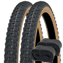 Load image into Gallery viewer, 20 x 1.75 Gumwall Tyre ‘Compe III’ Classic BMX Tread Pattern