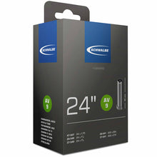 Load image into Gallery viewer, 24 x 1 1/8&quot; 1 3/8&quot; (600 x 28A - 37A) Schwalbe Tube No. 9 (SV9, AV9, DV9)