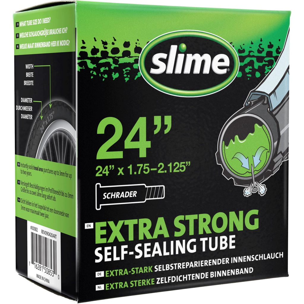 24 x 1.75 - 2.125" Slime Tube - Schrader Valve