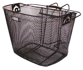 Front Mesh Bike Basket with Metal Bracket