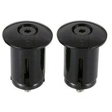 Load image into Gallery viewer, Bar End Plugs Alloy (Black) Screw-On