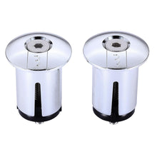 Load image into Gallery viewer, Bar End Plugs Alloy (Silver) Screw-On