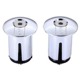 Bar End Plugs Alloy (Silver) Screw-On
