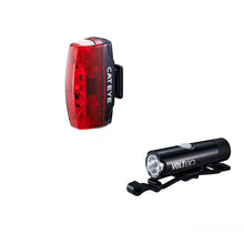 Load image into Gallery viewer, Cateye Volt 80 Front Light &amp; Rapid Micro Rear Light USB Rechargeable Light Set