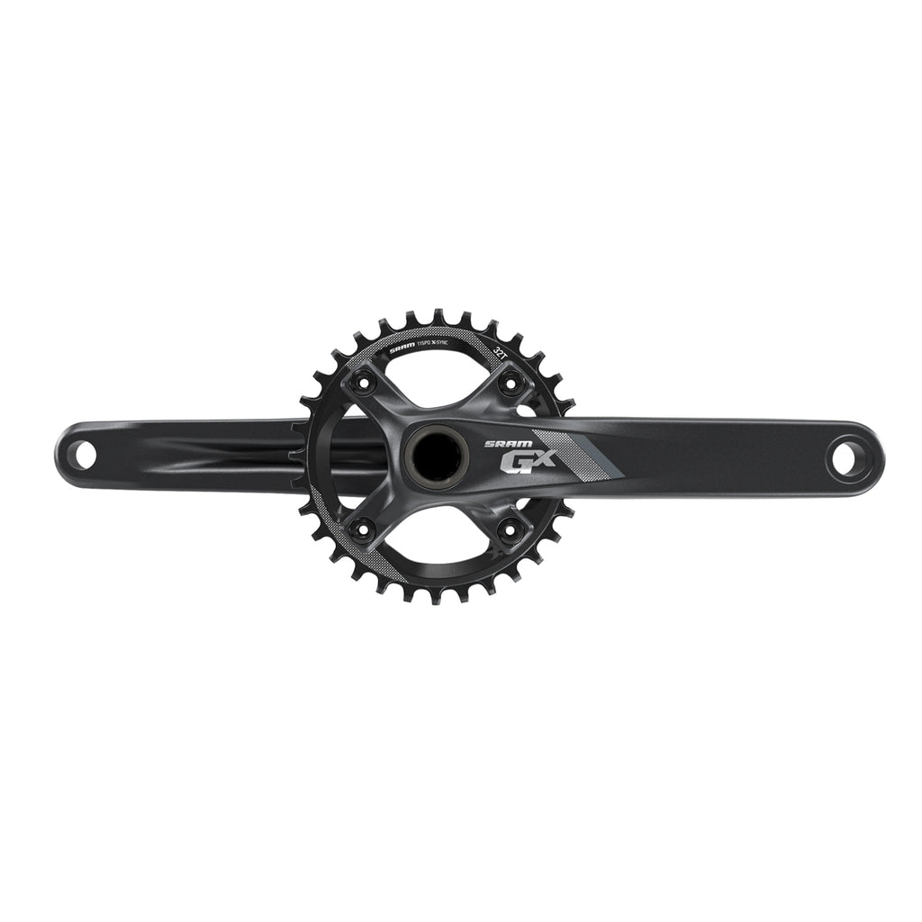 SRAM Crank GX 1000 Fat Bike GXP 1X11 100Mm Spindle 175 Black W 30T X-Sync Chainring (GXP Cups Not Included)