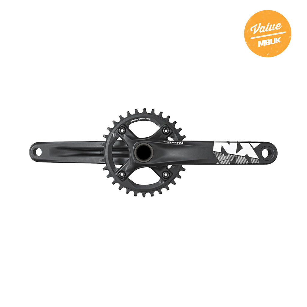 SRAM Crank NX GXP 1X11 170mm Black W 32T X-Sync Chainring (GXP Cups Not Included)