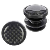 Lifeline Carbon Finish Push In Bar End Plugs