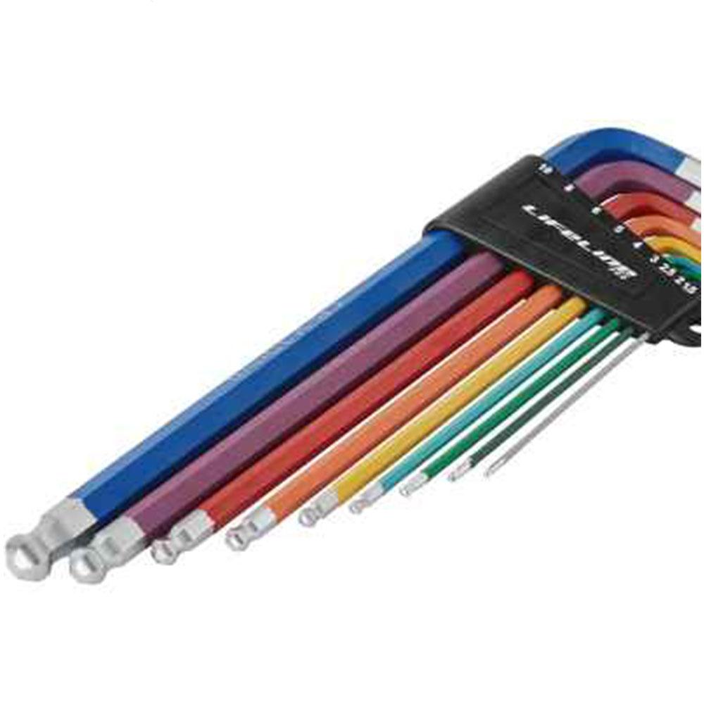 LifeLine Pro Coloured Allen Key Set