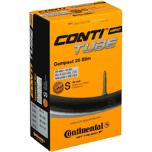 Load image into Gallery viewer, 20 x 1 1/8 - 1 1/4 Continental Compact Slim Inner Tube