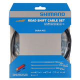 Shimano Gear Cable Set (Dura-Ace / Road) POLYMER Coated Inners. Front & Rear Complete Set.