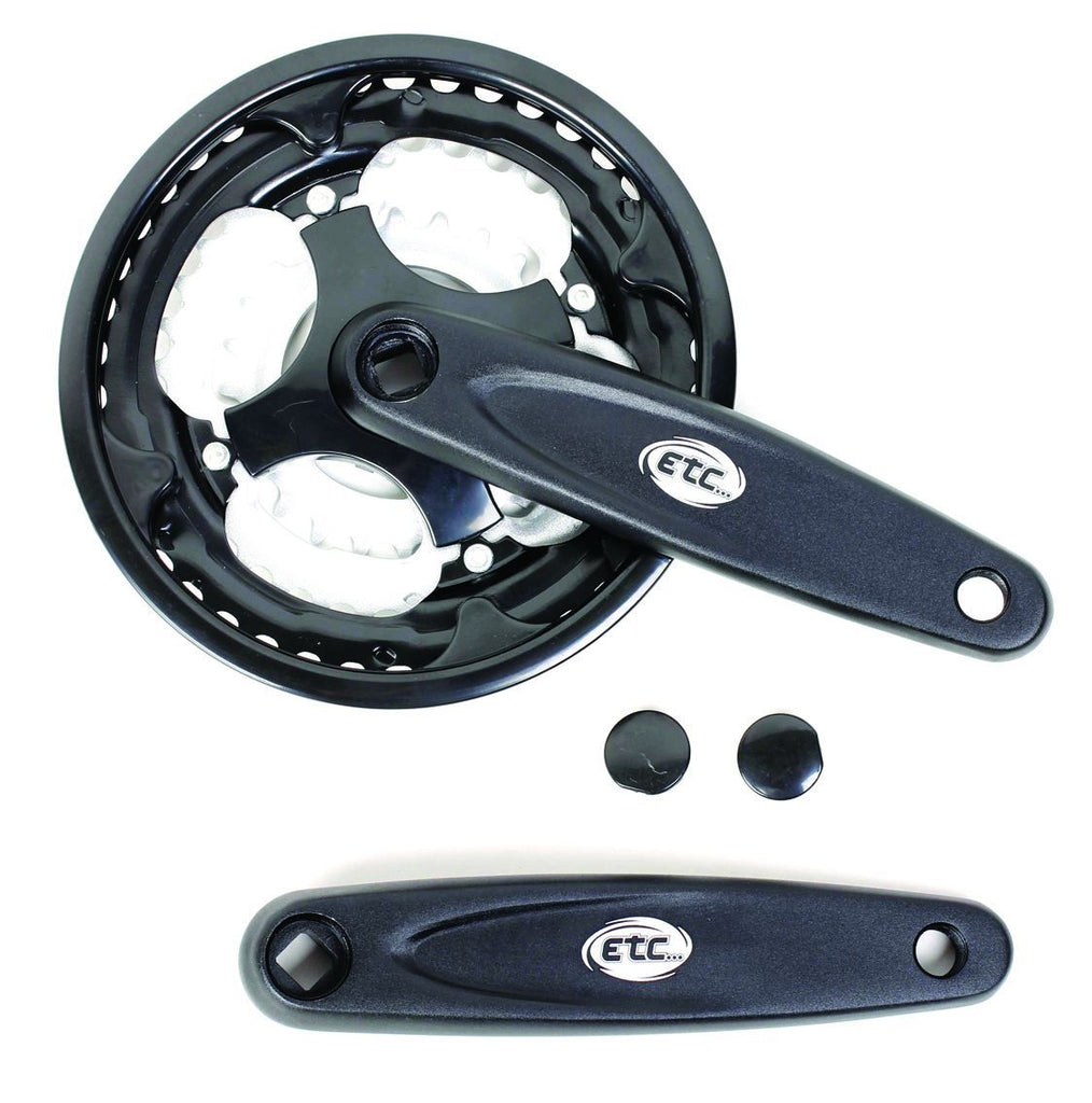 Crankset 42/34/24T 152mm Black / Silver with Guard