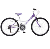 ProBike Melody - Junior Mountain Bike - 24” Wheels - Purple and White