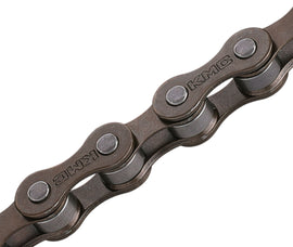 Single Speed Chain (1/2 x 1/8) 1 Speed (Fixie Chain / Sturmey Archer Chain) Brown, 112 Links.